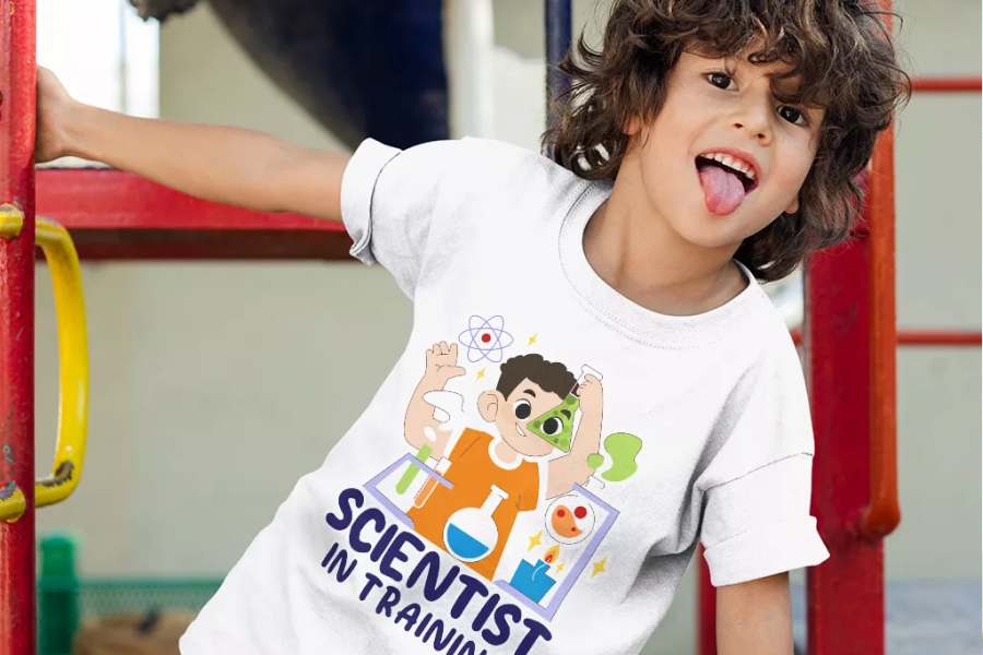 Geeky kids science T-Shirt